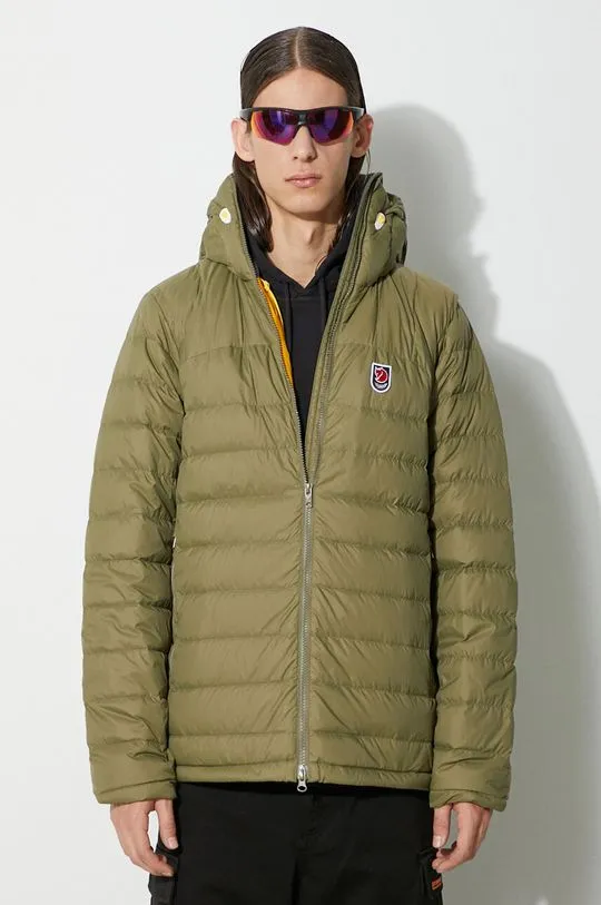 Fjallraven down jacket Expedition Pack Down men's green color