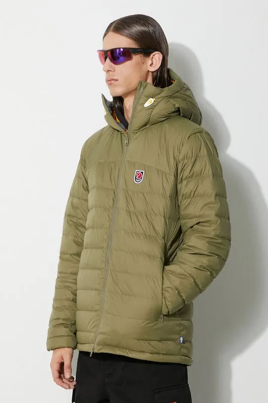 Fjallraven down jacket Expedition Pack Down men's green color