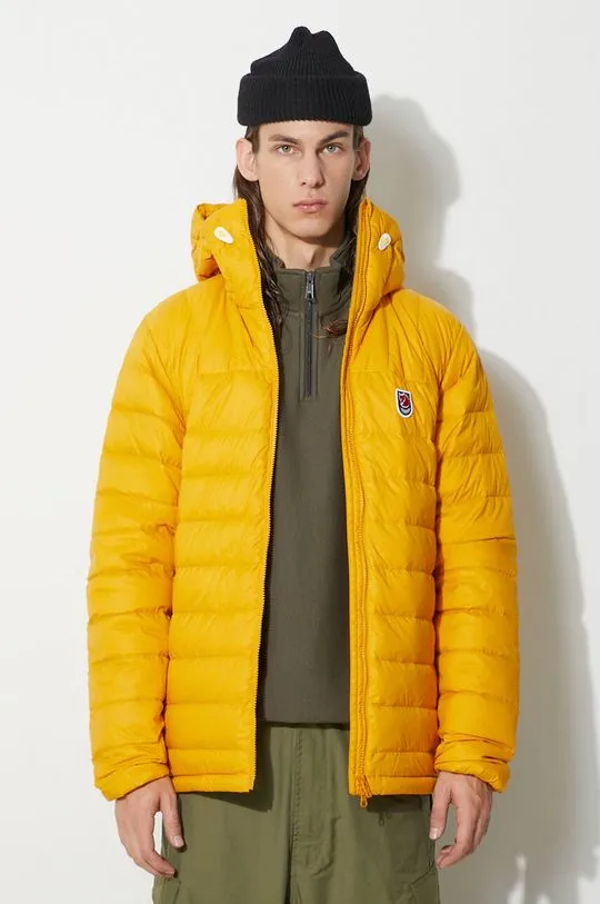 Fjallraven down jacket Expedition Pack Down men's yellow color