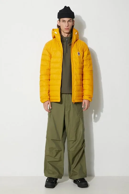 Fjallraven down jacket Expedition Pack Down men's yellow color