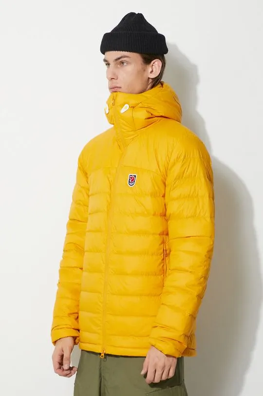 Fjallraven down jacket Expedition Pack Down men's yellow color