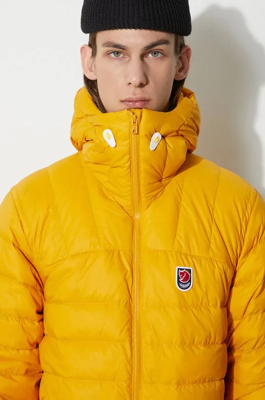 Fjallraven down jacket Expedition Pack Down men's yellow color