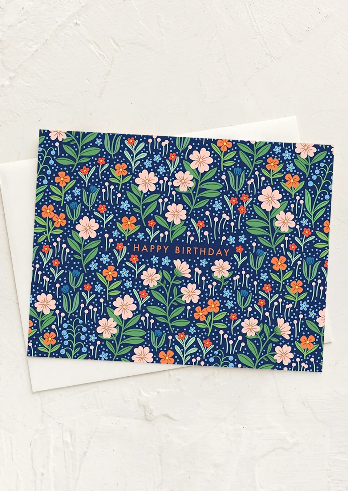 Floral Fields Birthday Card