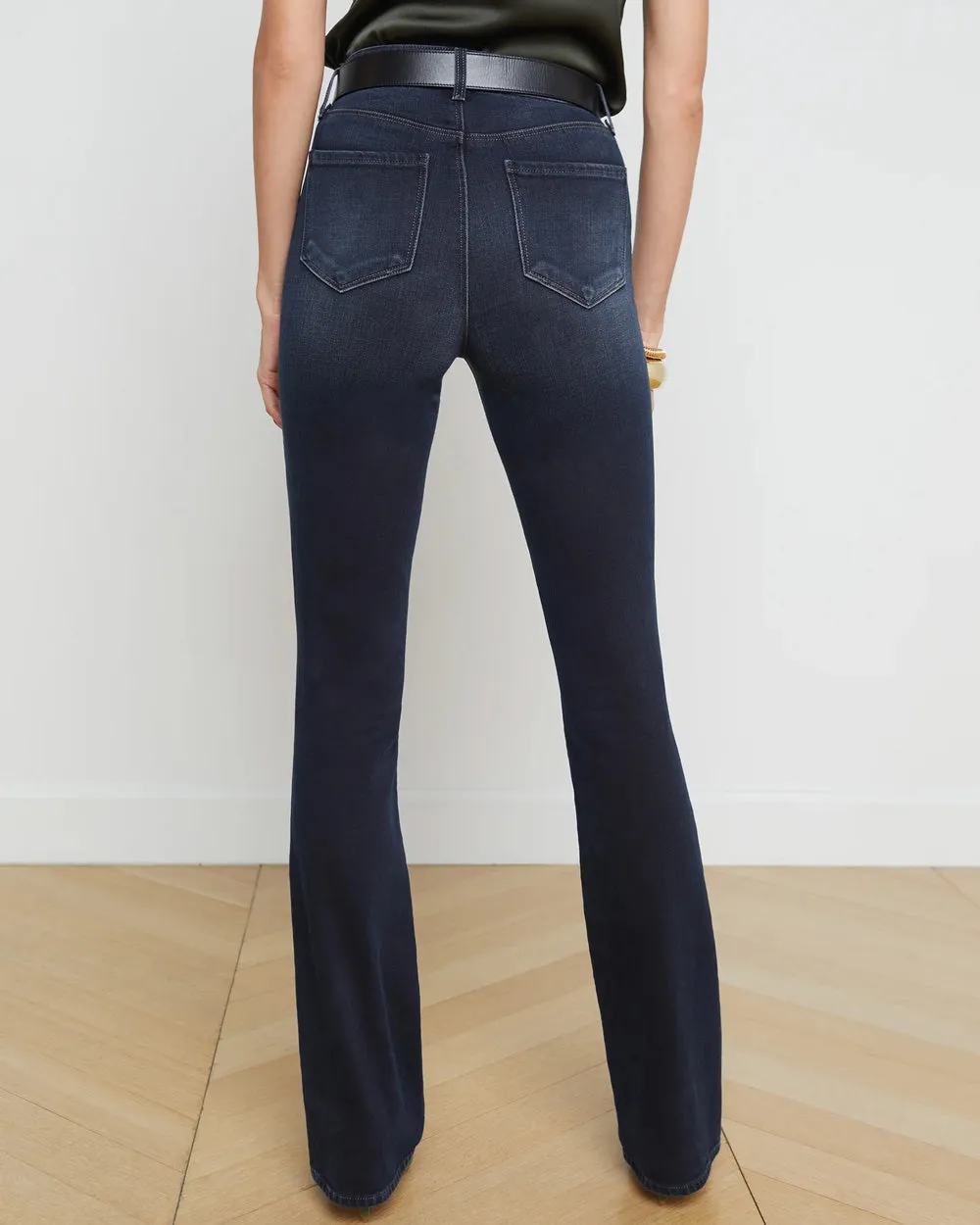 High Rise Selma Baby Bootcut Jean in Maverick Mave