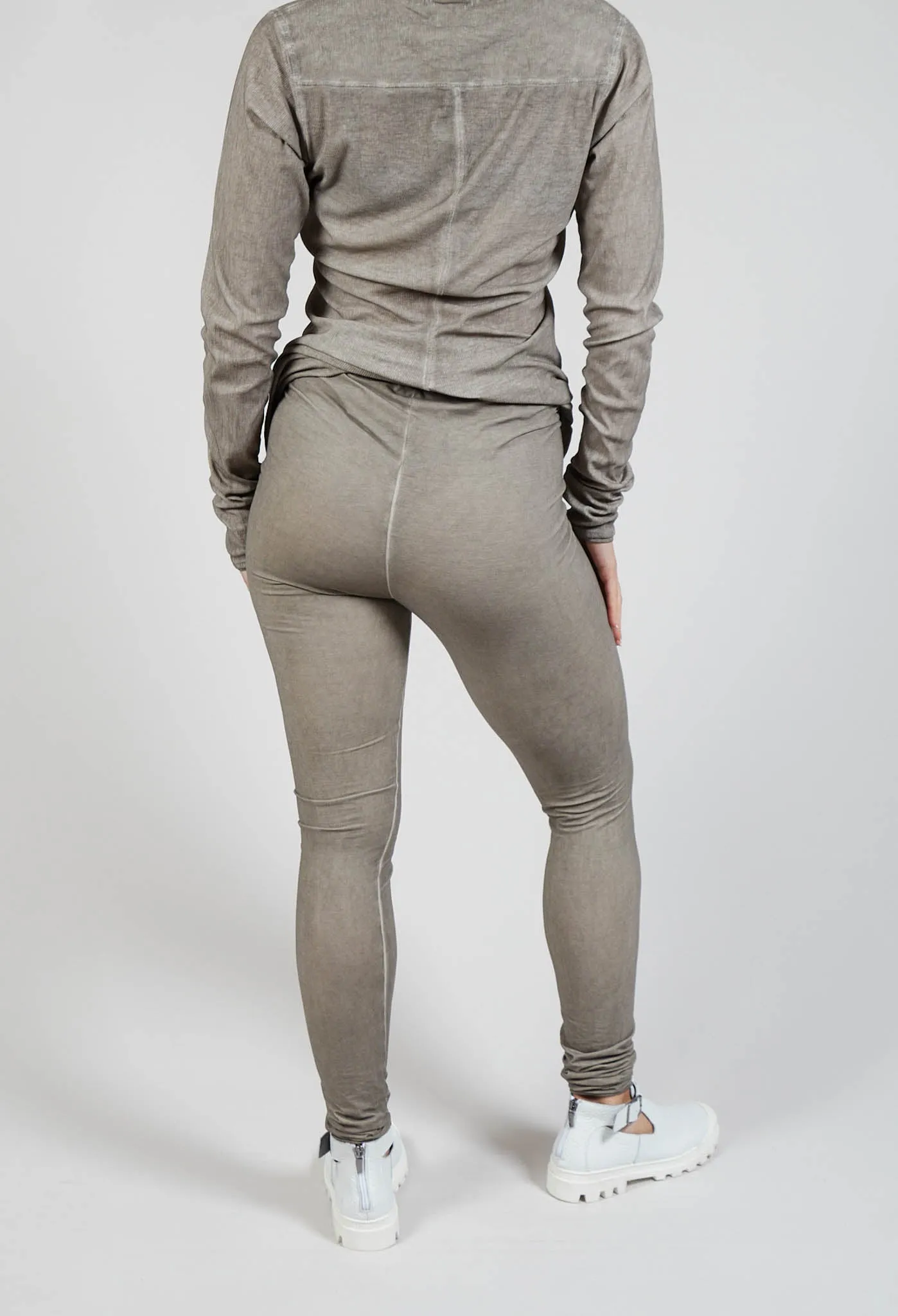 High-Waisted Leggings in Hay Cloud