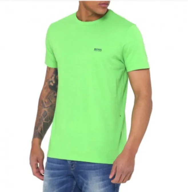 Hugo Boss  |Cotton Short Sleeves Logo T-Shirts