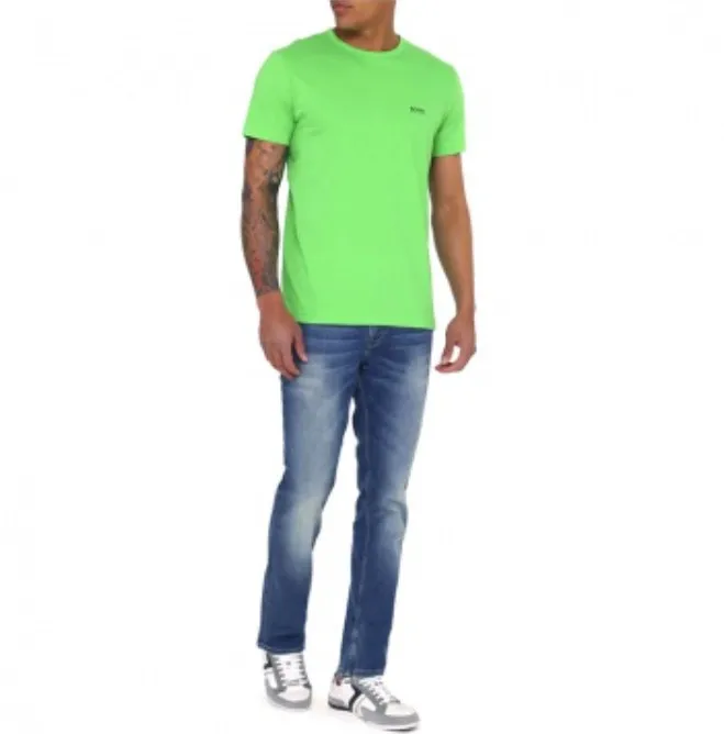 Hugo Boss  |Cotton Short Sleeves Logo T-Shirts