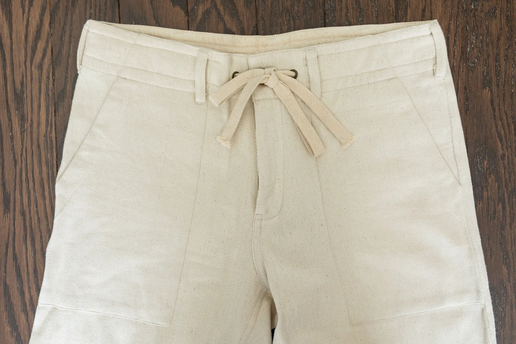 Indi + Ash Obelisk Pant - Handwoven Undyed Denim