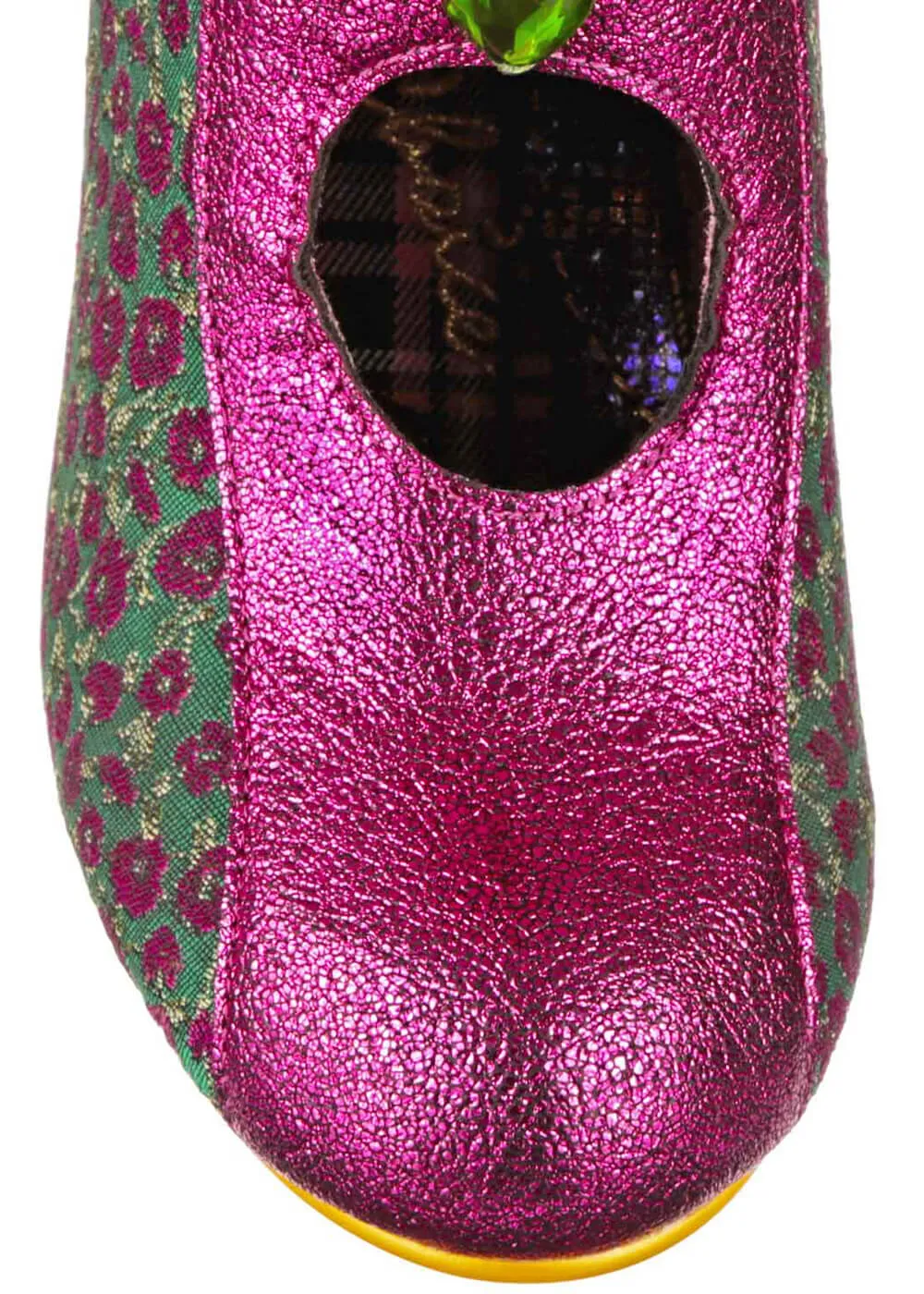 Irregular Choice Ditsy Darling 60's Boots Pink