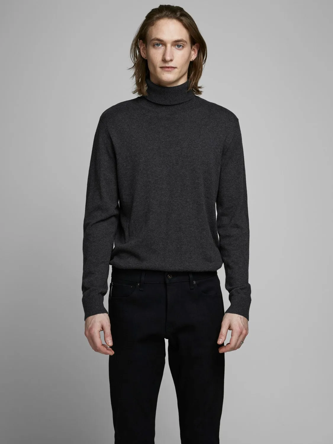 Jack & Jones Men's 'JJEEMIL' Roll Neck Jumper