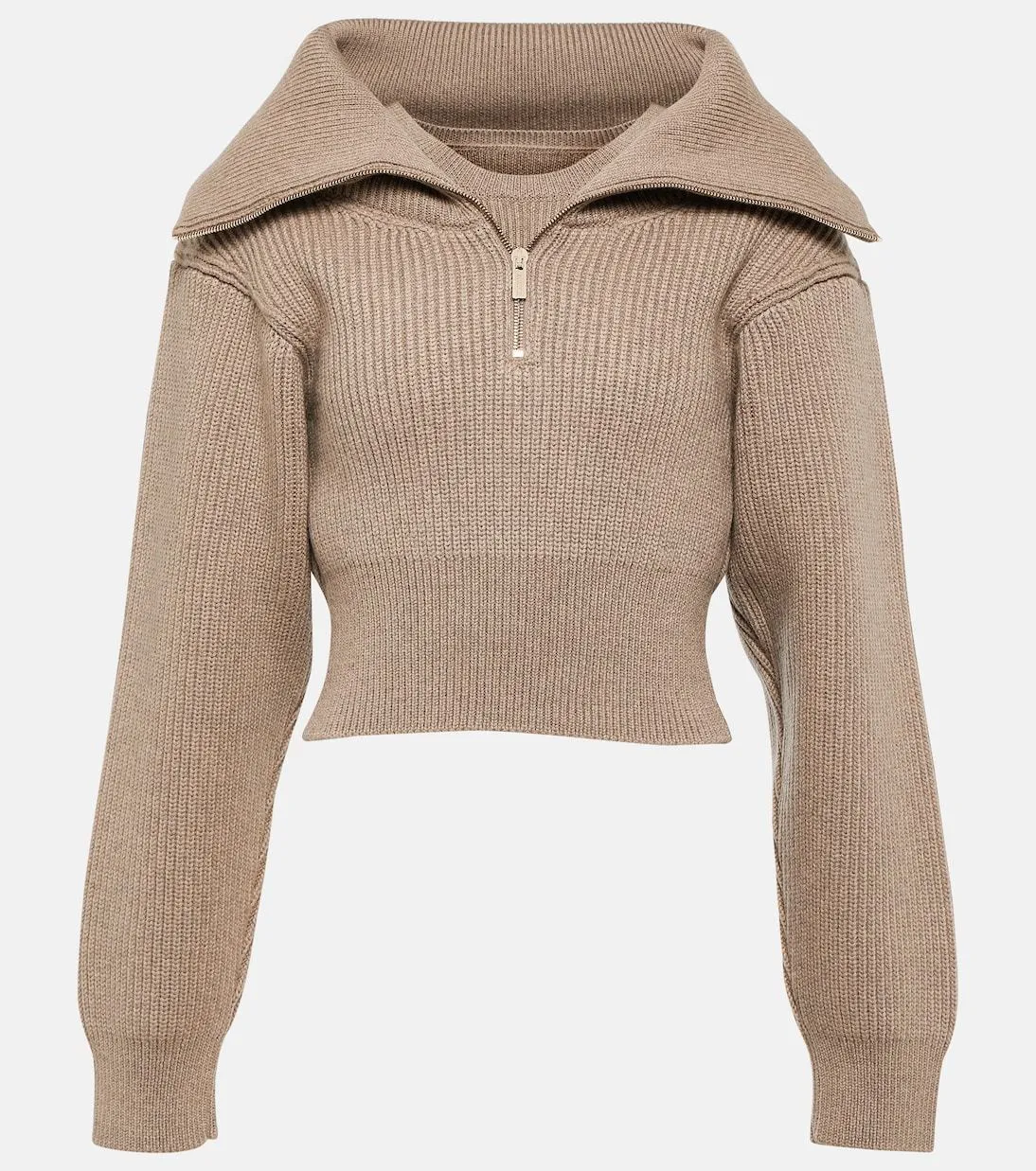 JACQUEMUS  |Casual Style Wool Long Sleeves Plain Puff Sleeves