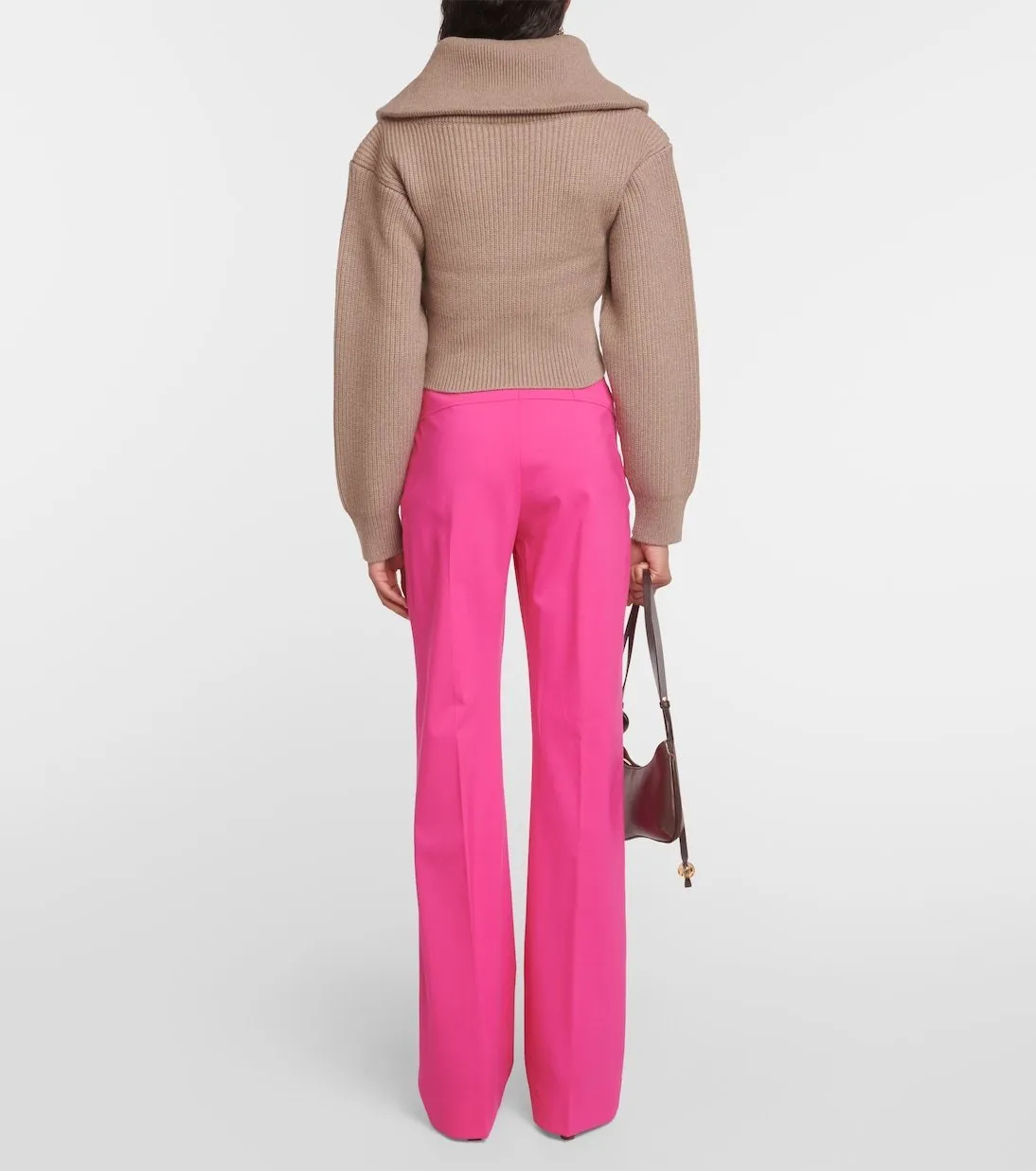 JACQUEMUS  |Casual Style Wool Long Sleeves Plain Puff Sleeves