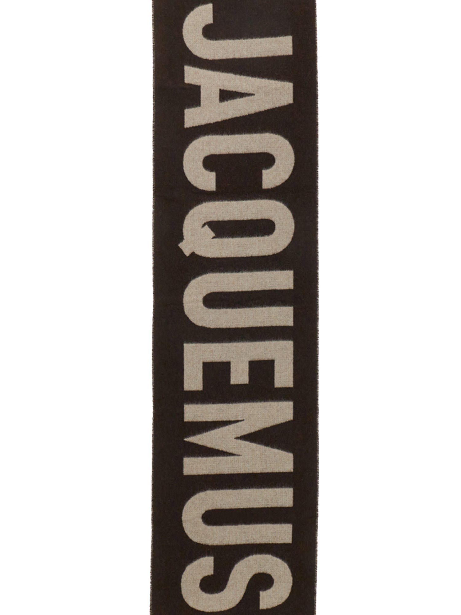 JACQUEMUS    WOOL SCARF WITH LOGO