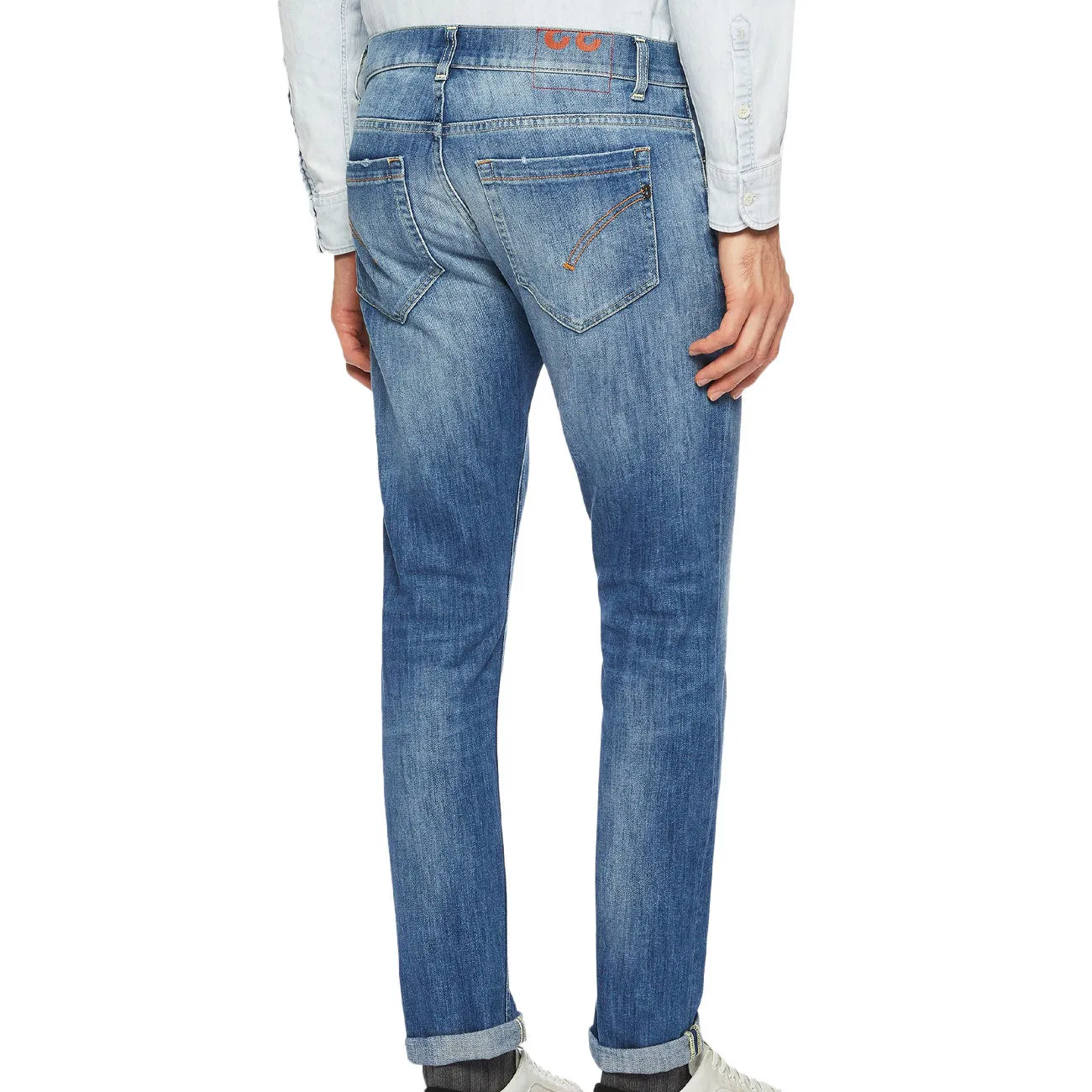 JEANS GEORGE Uomo Denim Chiaro