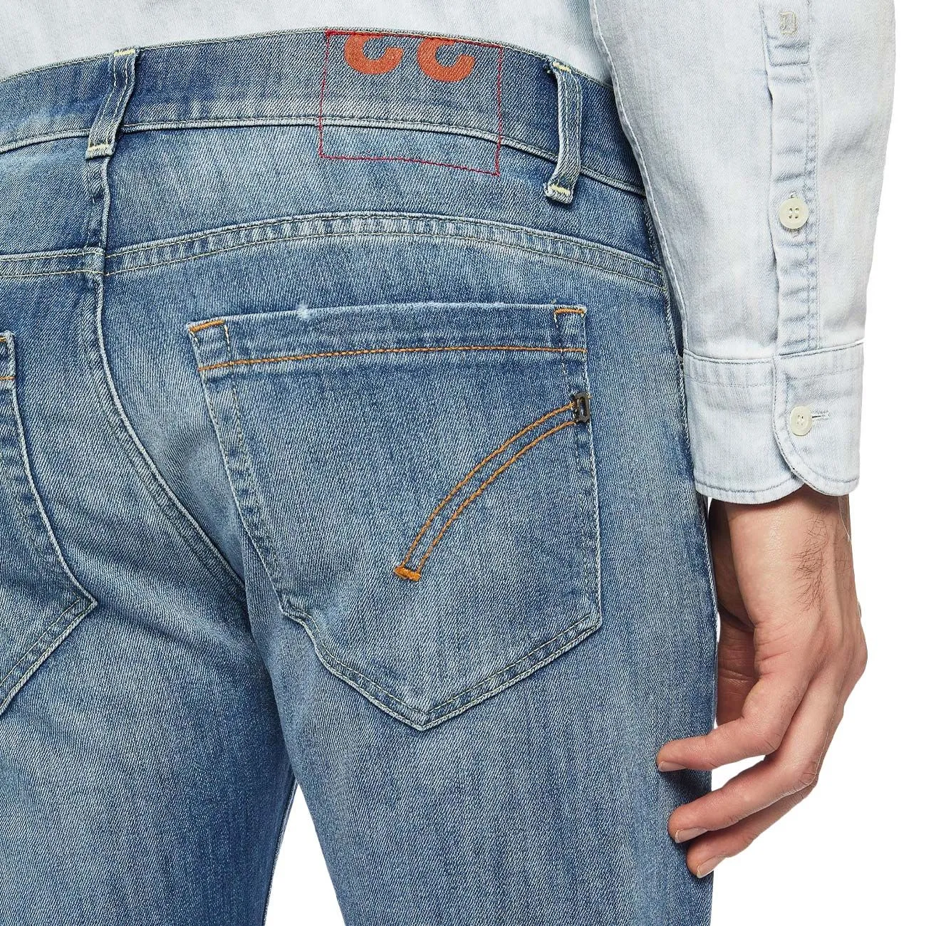 JEANS GEORGE Uomo Denim Chiaro