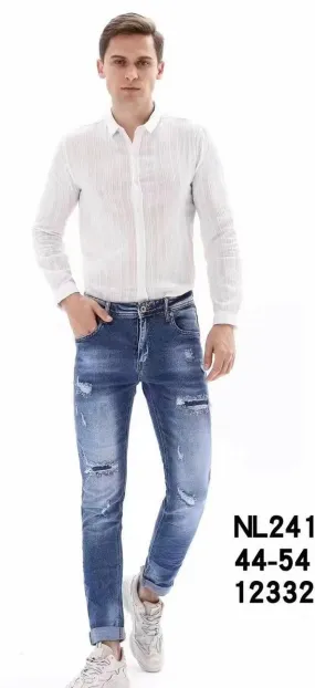 JEANS UOMO CON STRAPPI