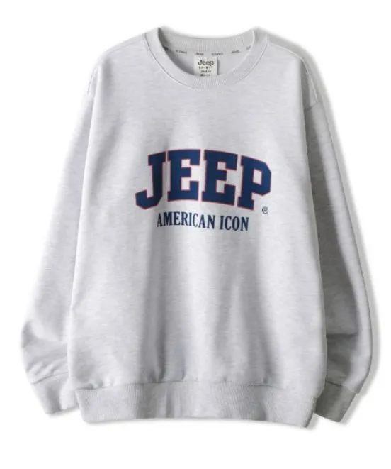 JEEP  |Unisex Street Style Long Sleeves Plain Cotton Logo