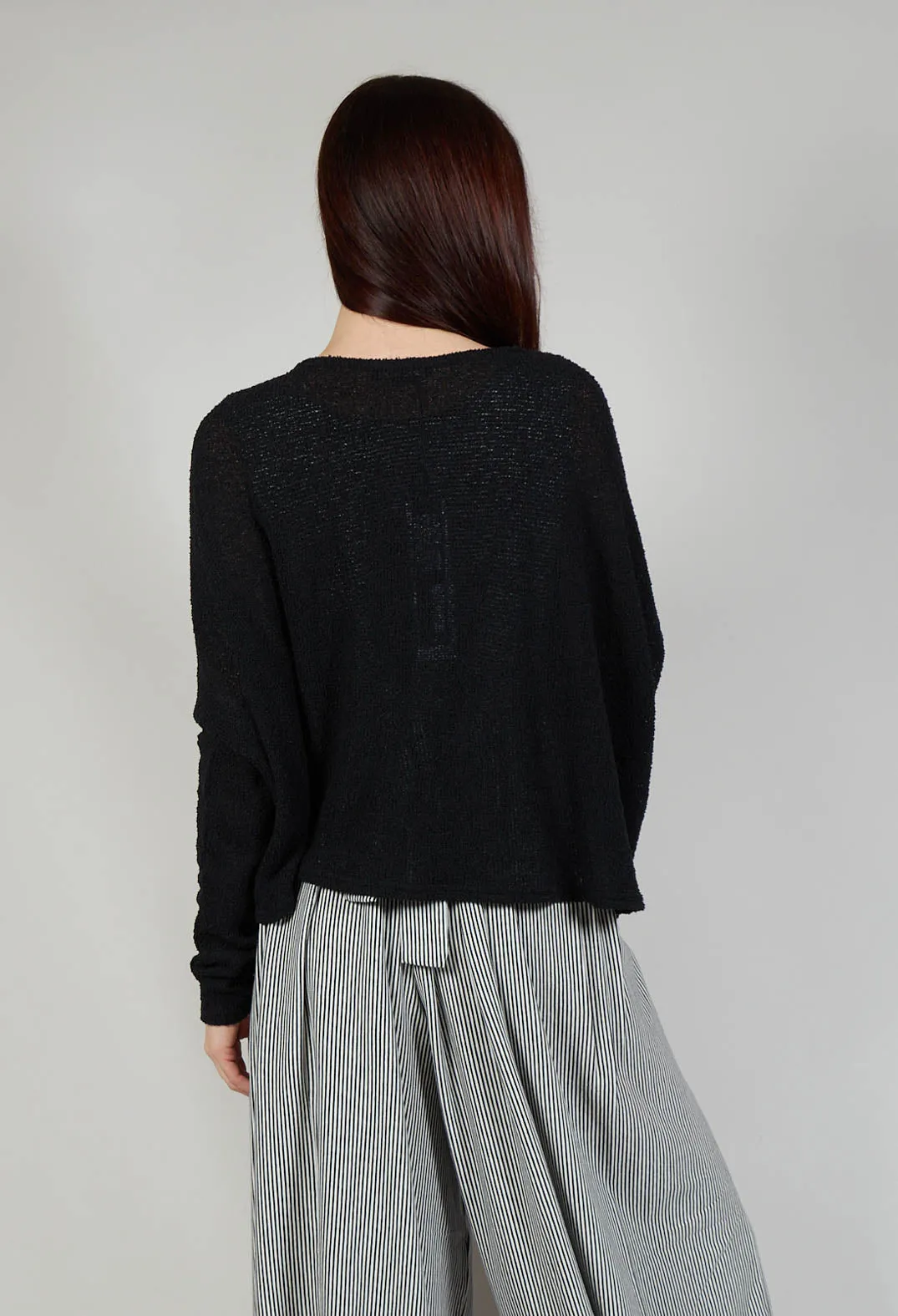 Knitted Jumper in Nero