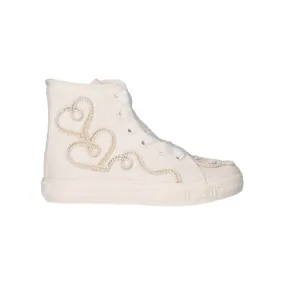 Lelli Kelly EAGLE Mid Scarpe Bambina Sneaker Alte con Decoro Bianco