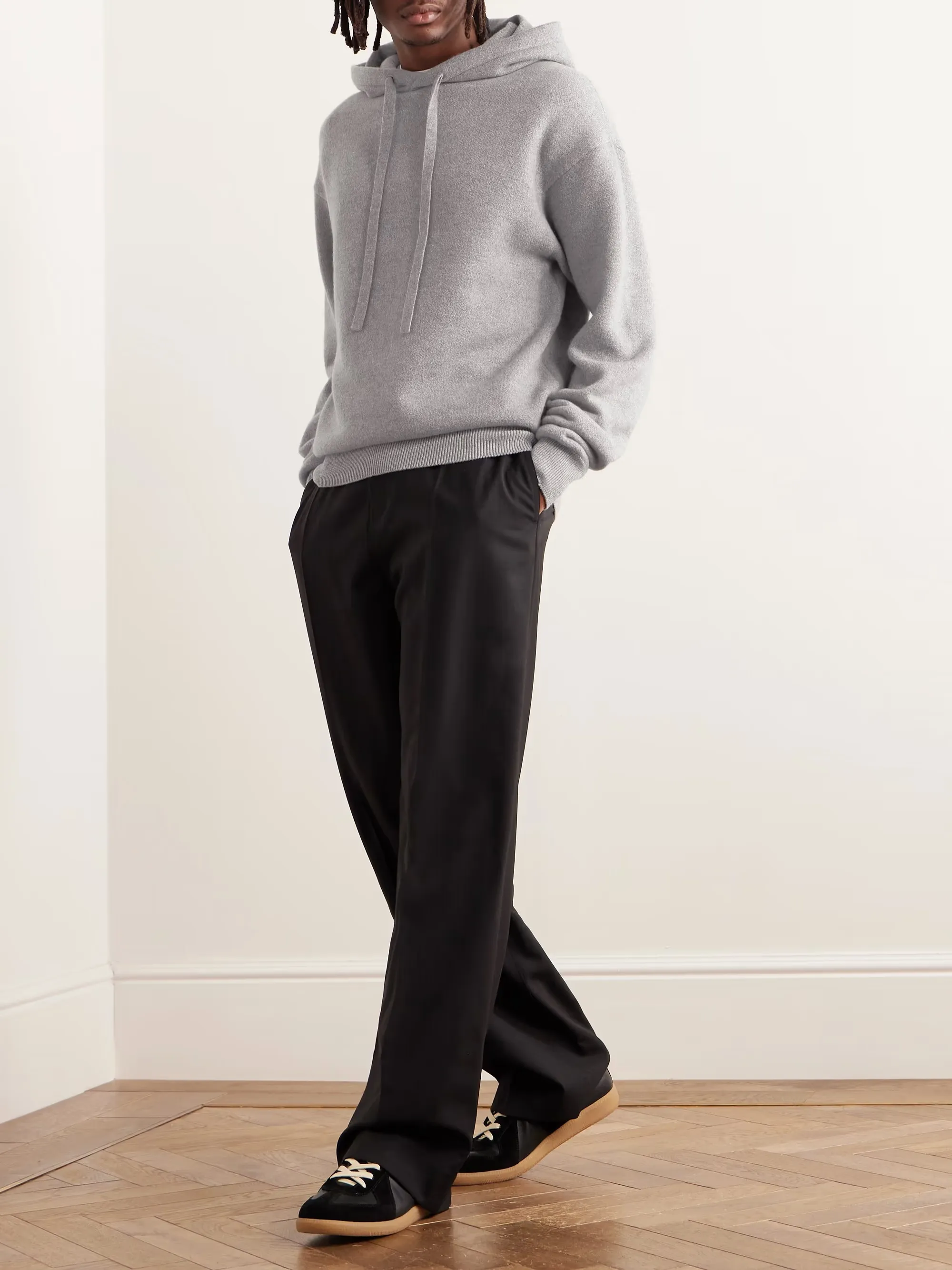 LOEWE  |Pullovers Unisex Cashmere Long Sleeves Plain Luxury