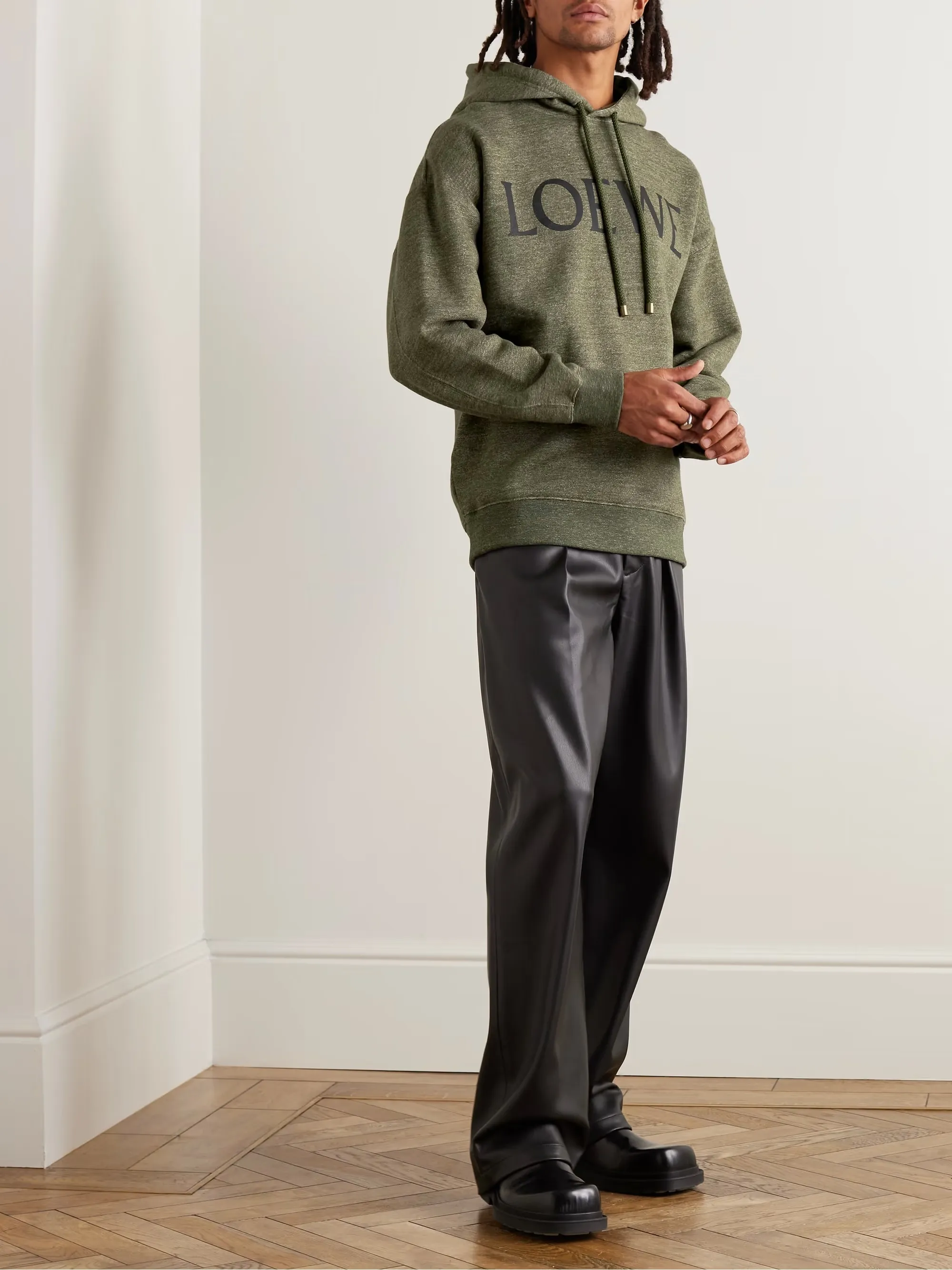 LOEWE  |Pullovers Unisex Long Sleeves Cotton Logo Luxury