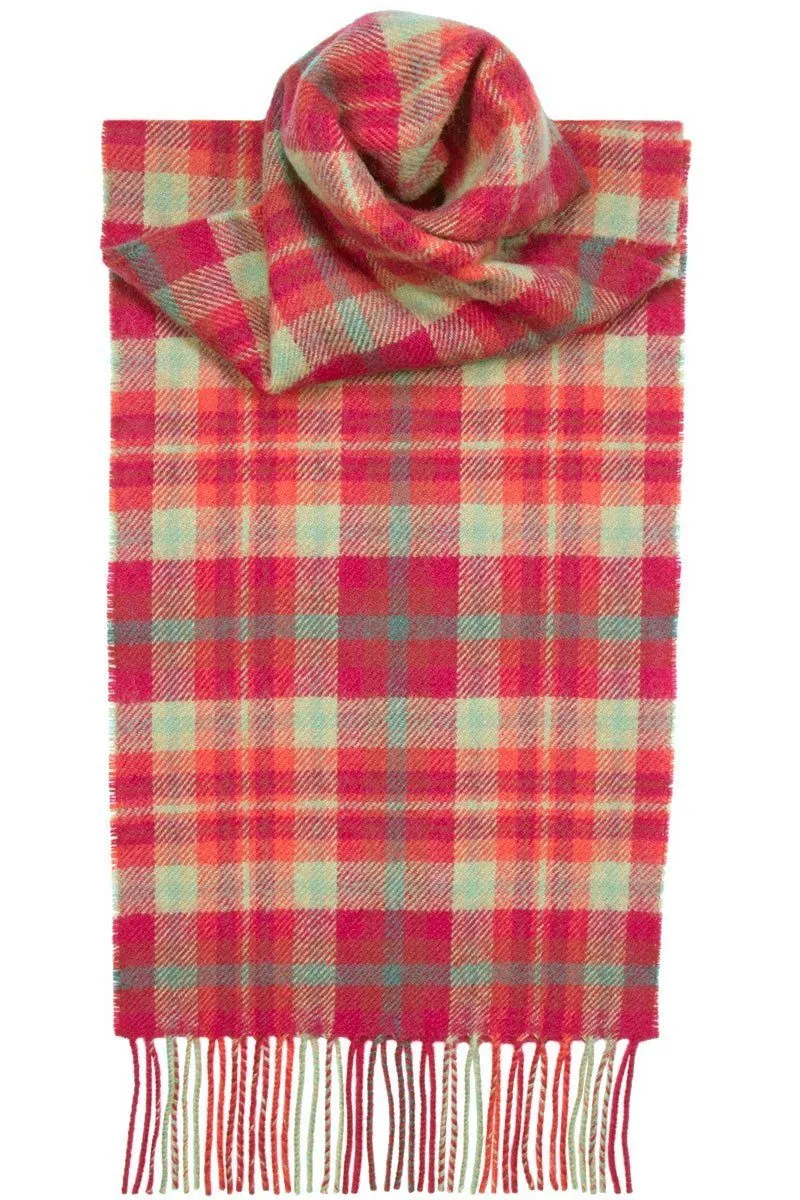 Luxury Lambswool Scarf (Highland Rose)