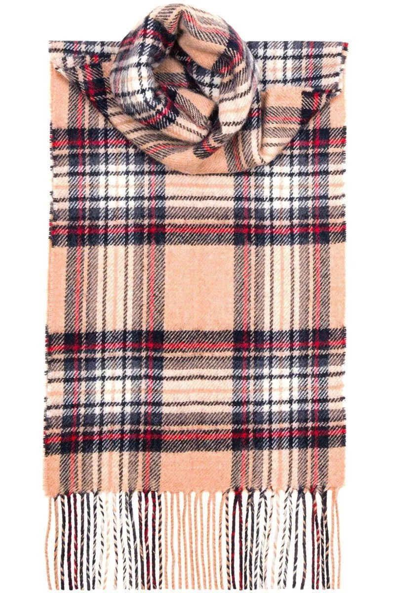 Luxury Lambswool Scarf (Stewart Camel)