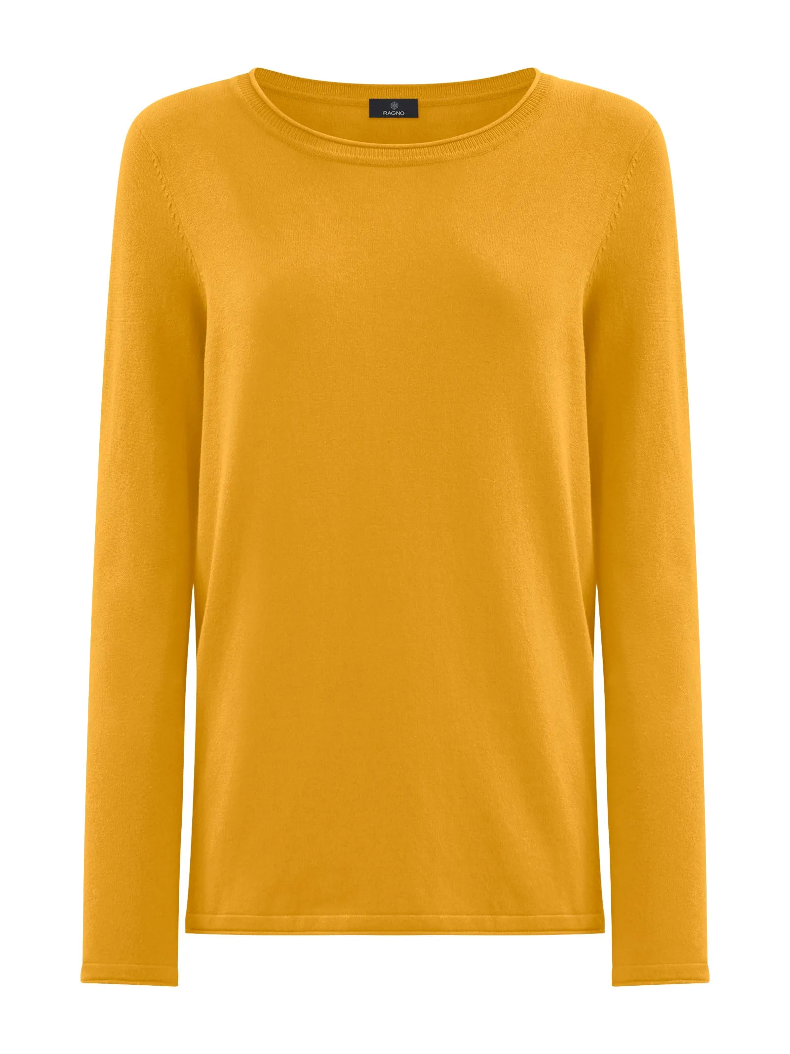 Maglia girocollo in Summertime - Golden Spice