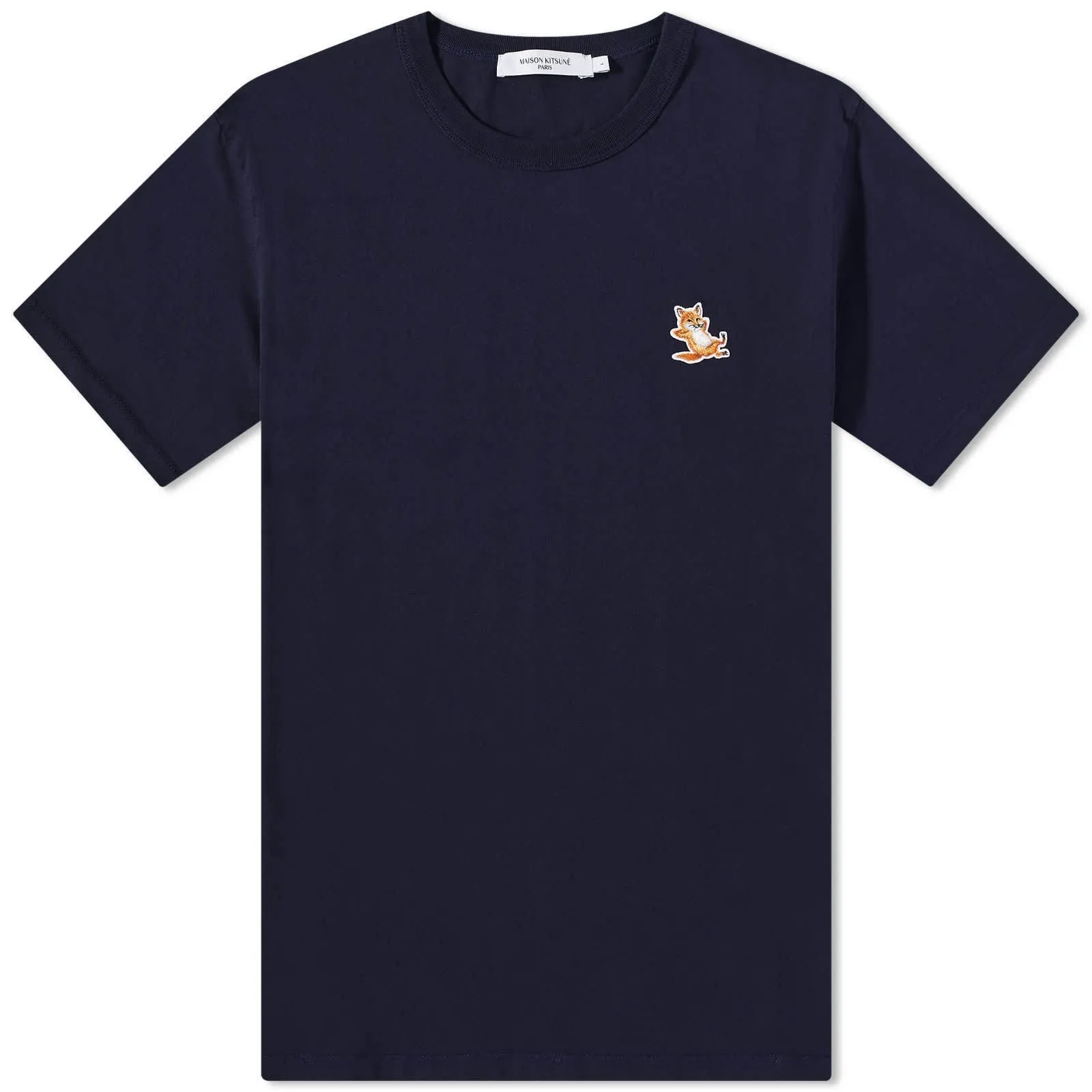 MAISON KITSUNE  |Short Sleeves Logo Designers T-Shirts