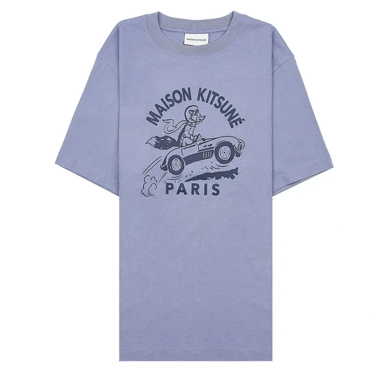 MAISON KITSUNE  |Unisex Plain Cotton Short Sleeves Logo Designers T-Shirts