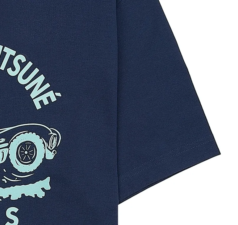 MAISON KITSUNE  |Unisex Plain Cotton Short Sleeves Logo Designers T-Shirts