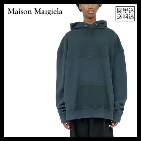 Maison Margiela  |Pullovers Long Sleeves Plain Cotton Logo Designers Hoodies