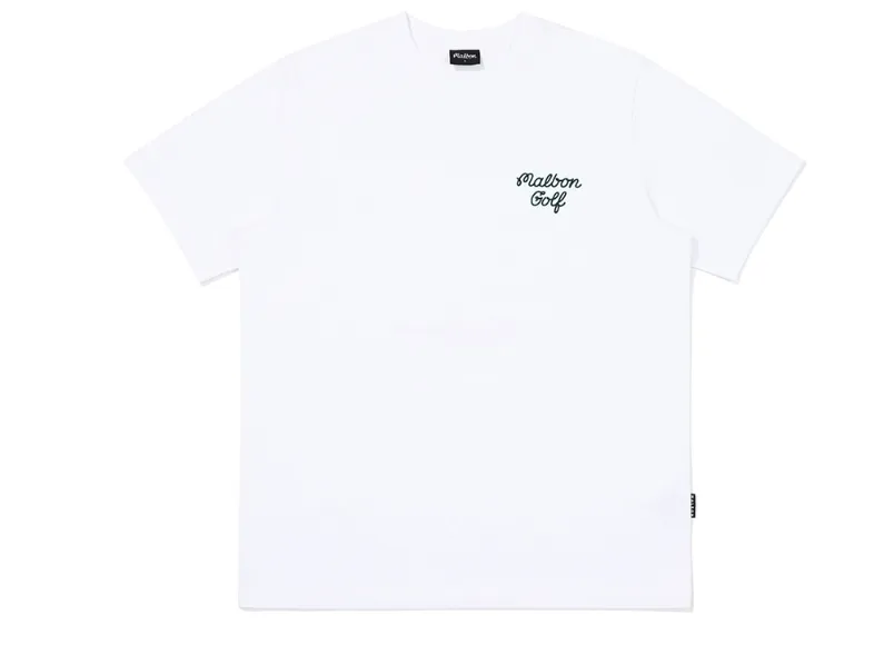 Malbon Golf  |Street Style Plain Cotton Logo T-Shirts