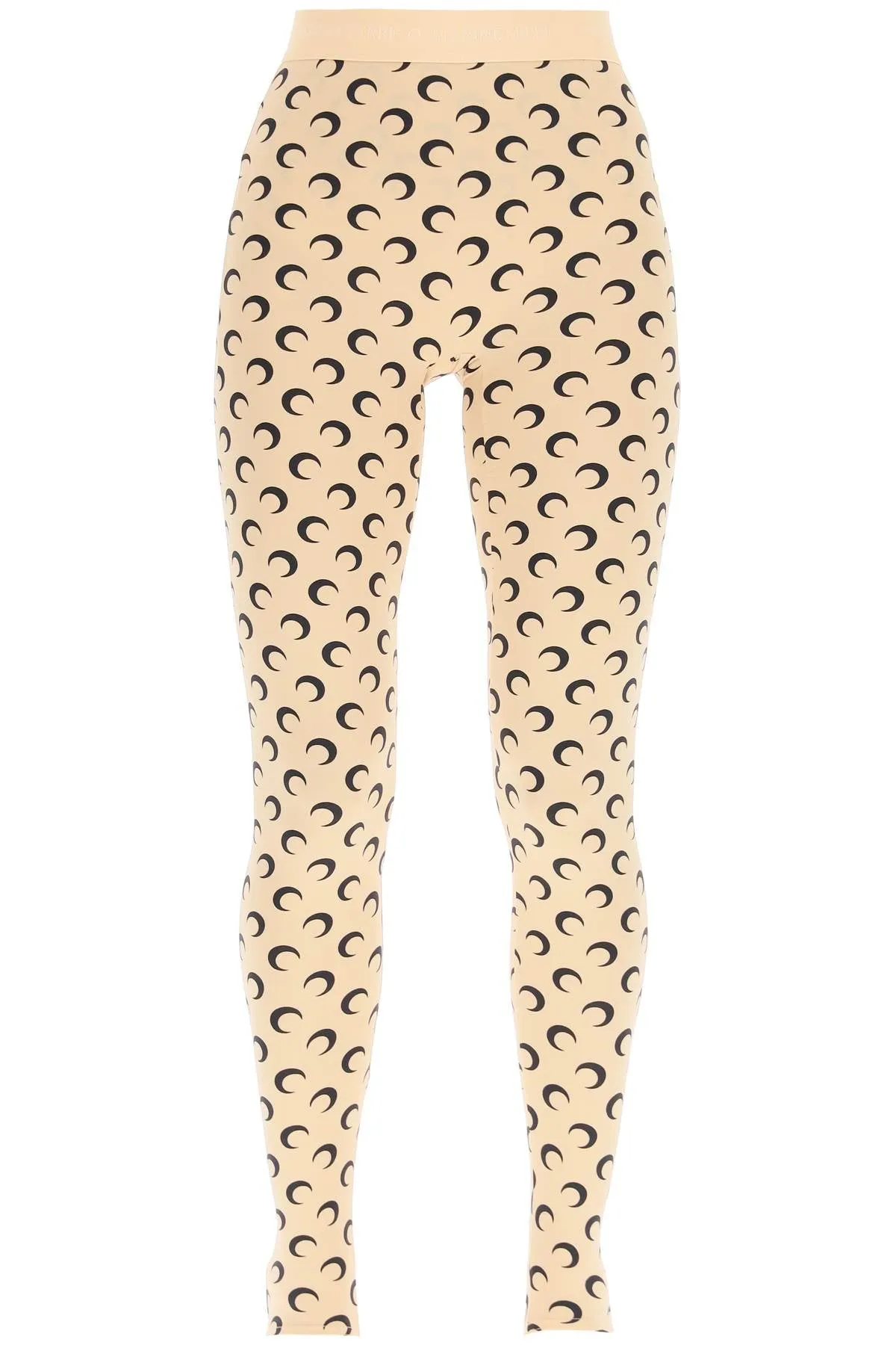 Marine Serre Moon-Printed Stretched Leggings