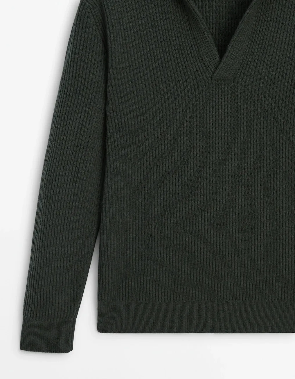 Massimo Dutti  |Pullovers Wool Long Sleeves Plain Sweaters