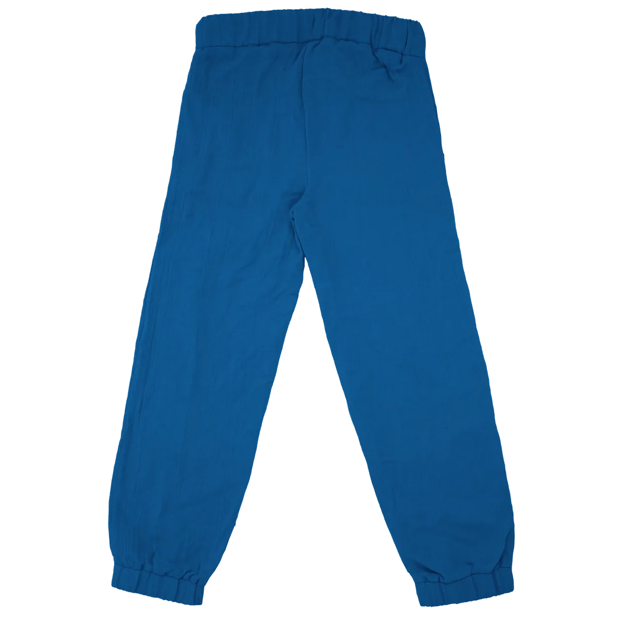 Maxomorra Blue Organic Cotton Muslin Trousers