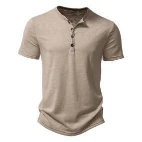 Men's Summer Polyester Solid Pattern Slim Fit Short Sleeve Polo Shirts