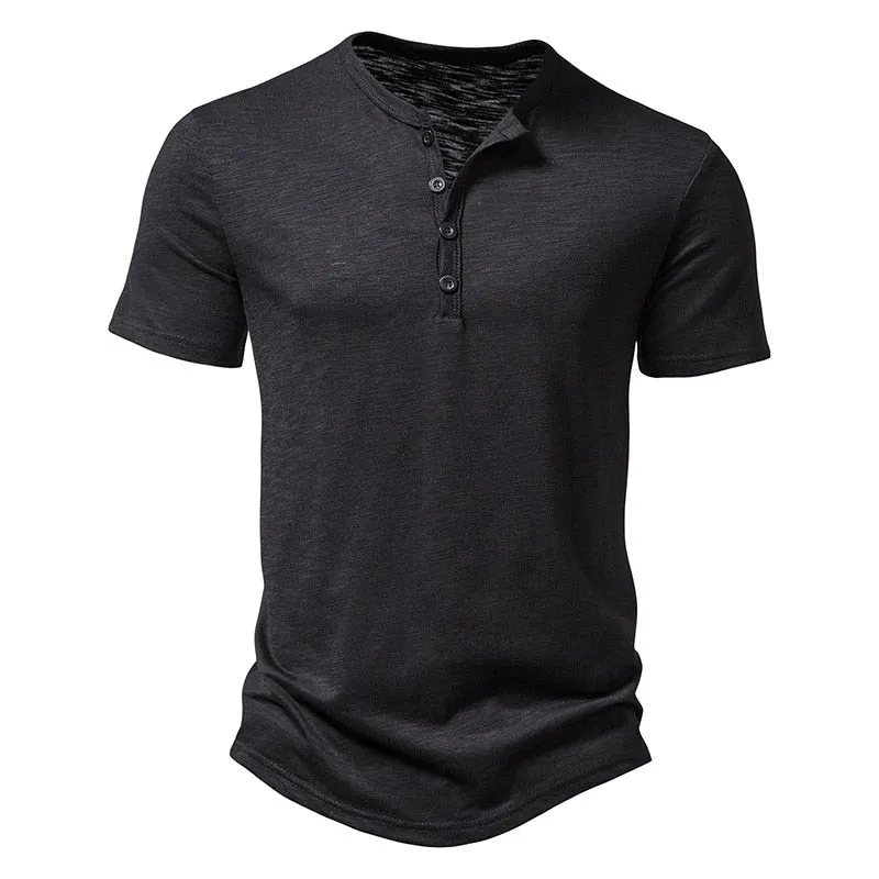 Men's Summer Polyester Solid Pattern Slim Fit Short Sleeve Polo Shirts