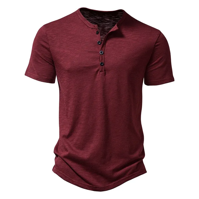 Men's Summer Polyester Solid Pattern Slim Fit Short Sleeve Polo Shirts