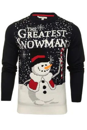 Mens Xact 'Greatest Snowman' Christmas/ Xmas Jumper