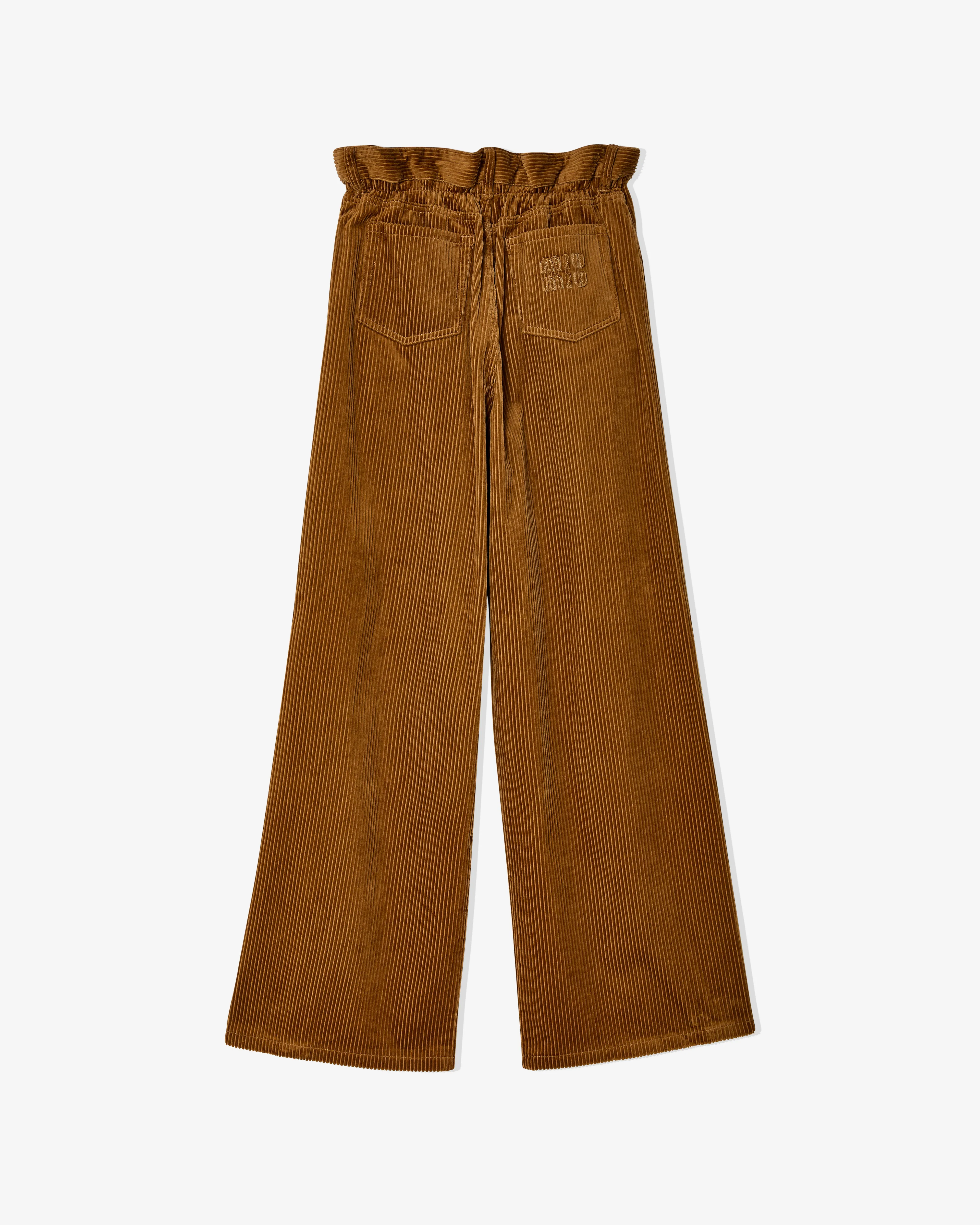 Miu Miu - Women's Corduroy Pants - (Caramel)