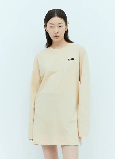 MiuMiu  |Crew Neck Sleeveless Long Sleeves Plain Cotton Short Sleeves