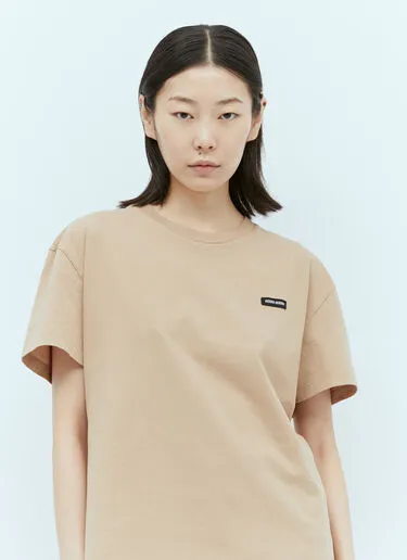 MiuMiu  |Crew Neck Sleeveless Long Sleeves Plain Cotton Short Sleeves