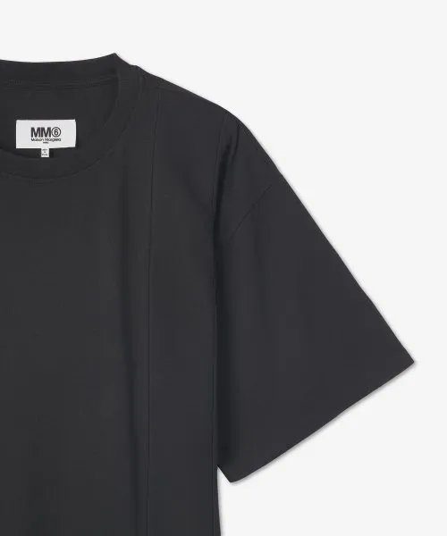 MM6 Maison Margiela  |Street Style Plain Logo T-Shirts