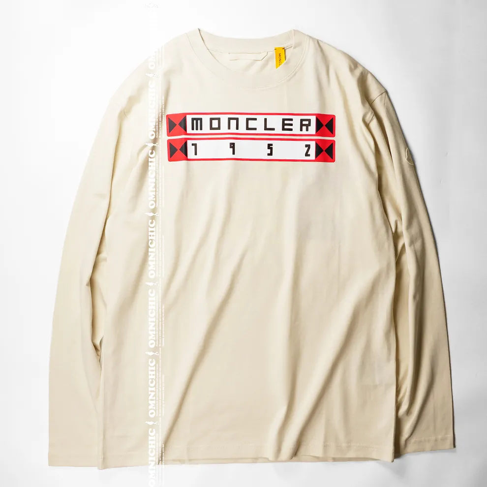 MONCLER  |Crew Neck Pullovers Unisex Fine Gauge Street Style