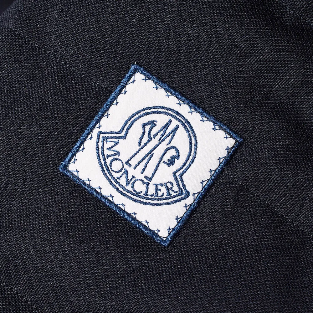 Moncler Gamme Bleu Tricolour Tipped Down JacketNavy