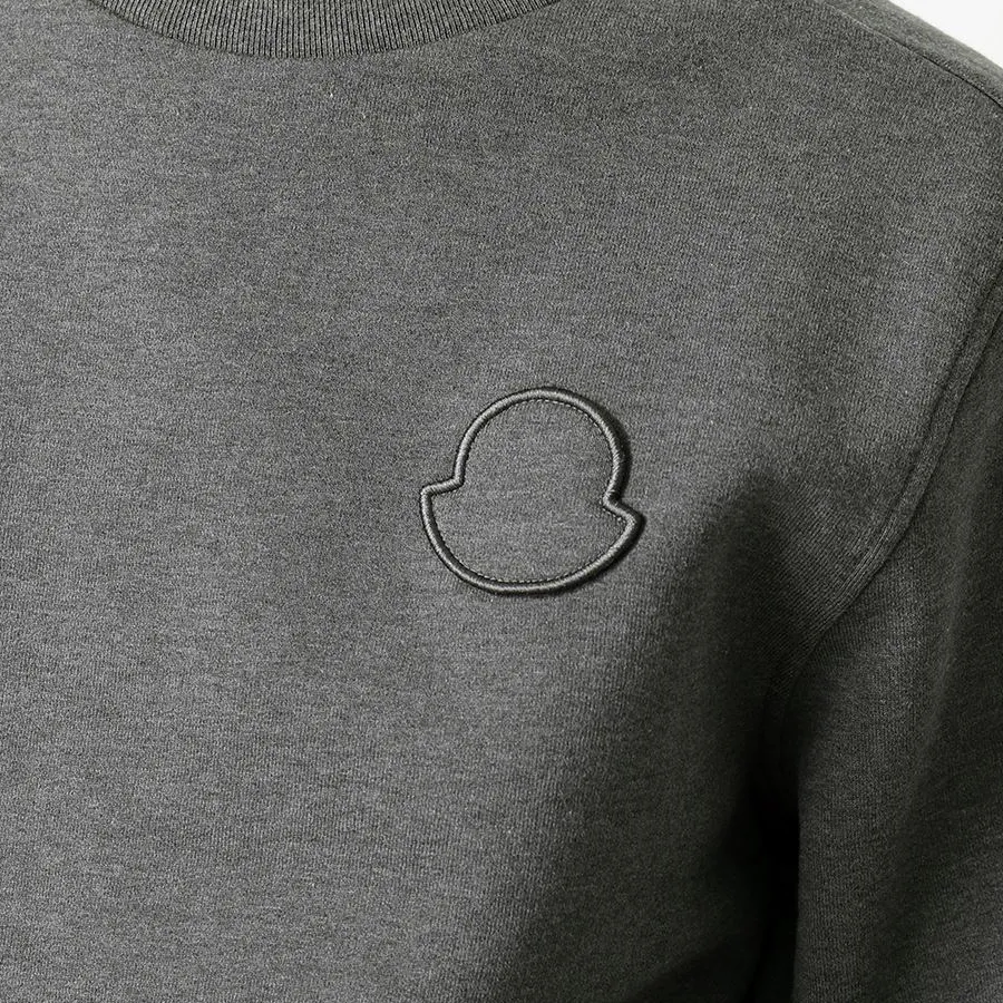 MONCLER  |Logo Outline Embroidered Sweatshirt