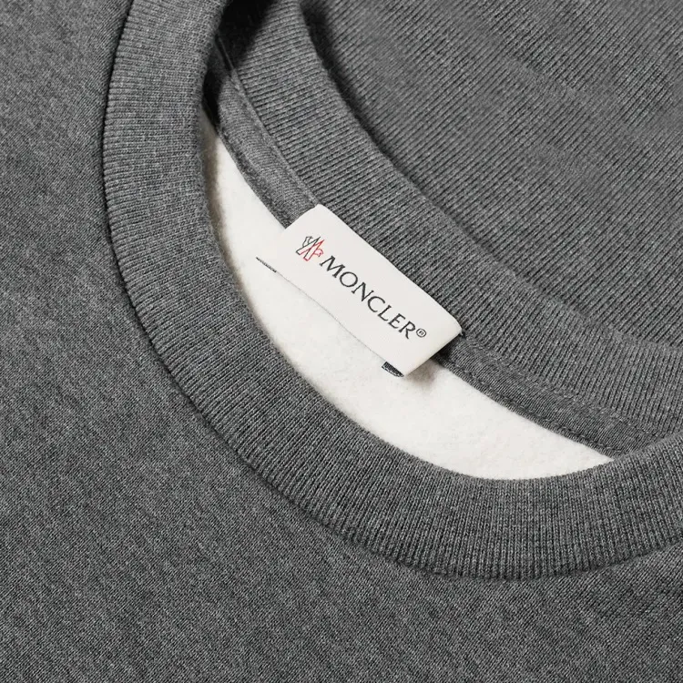 MONCLER  |Logo Outline Embroidered Sweatshirt