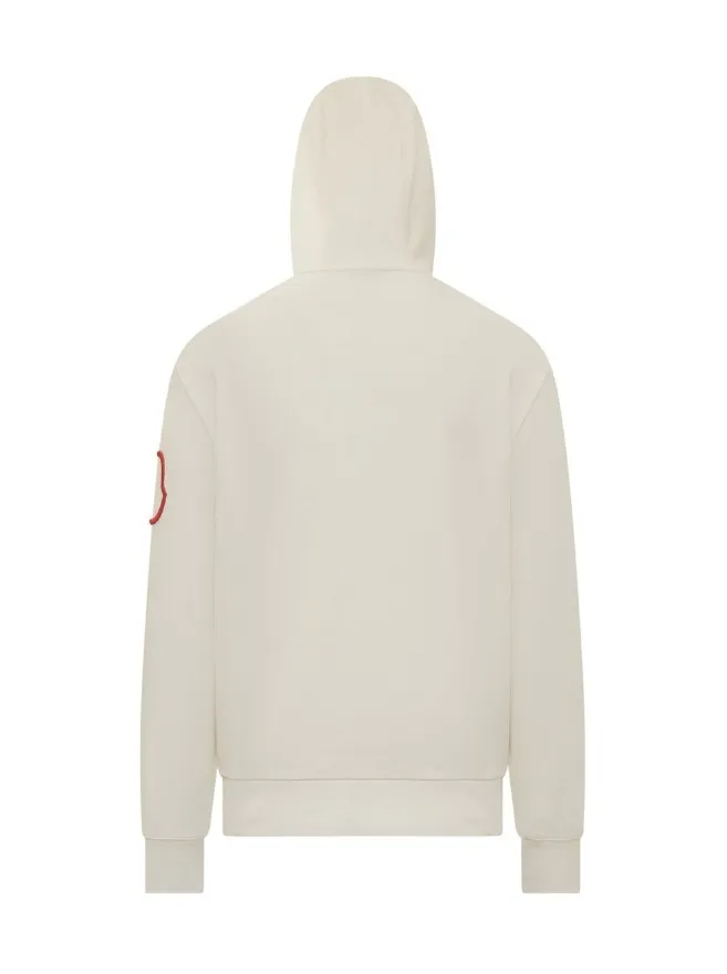 MONCLER  |Long Sleeves Plain Cotton Logos on the Sleeves