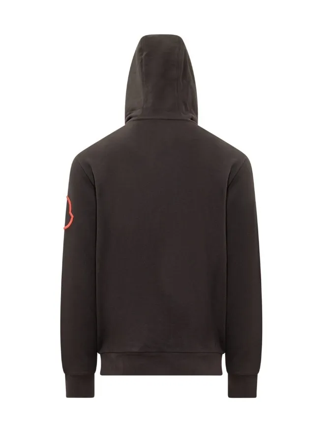 MONCLER  |Long Sleeves Plain Cotton Logos on the Sleeves